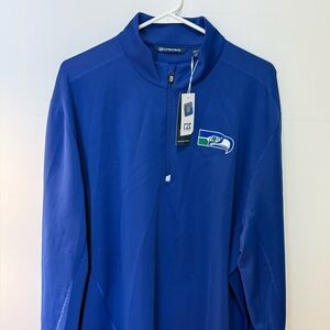 Seahawks Cutter & Buck Throwback Quarter-Zip
